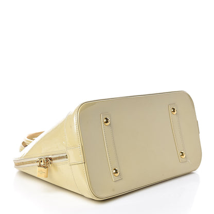 Louis Vuitton Vernis Alma MM Blanc Corail 4 of 15