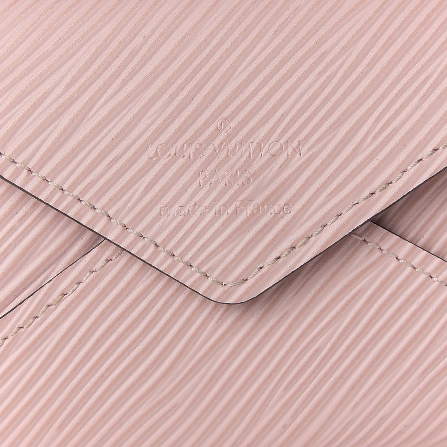 Epi Small Kirigami Pochette Insert Rose Ballerine