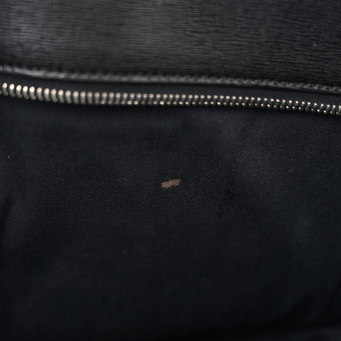 Vitello Elite Shearling Block Letter Small Roll Tote Black