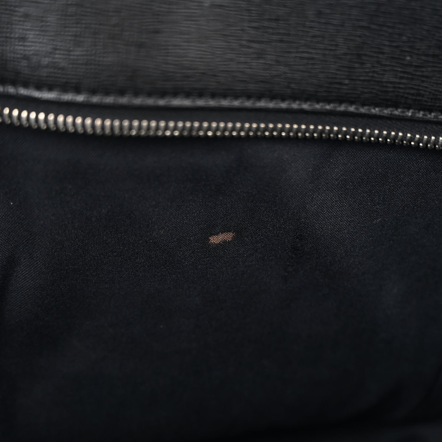 Fendi Vitello Elite Shearling Block Letter Small Roll Tote Black 10 of 10