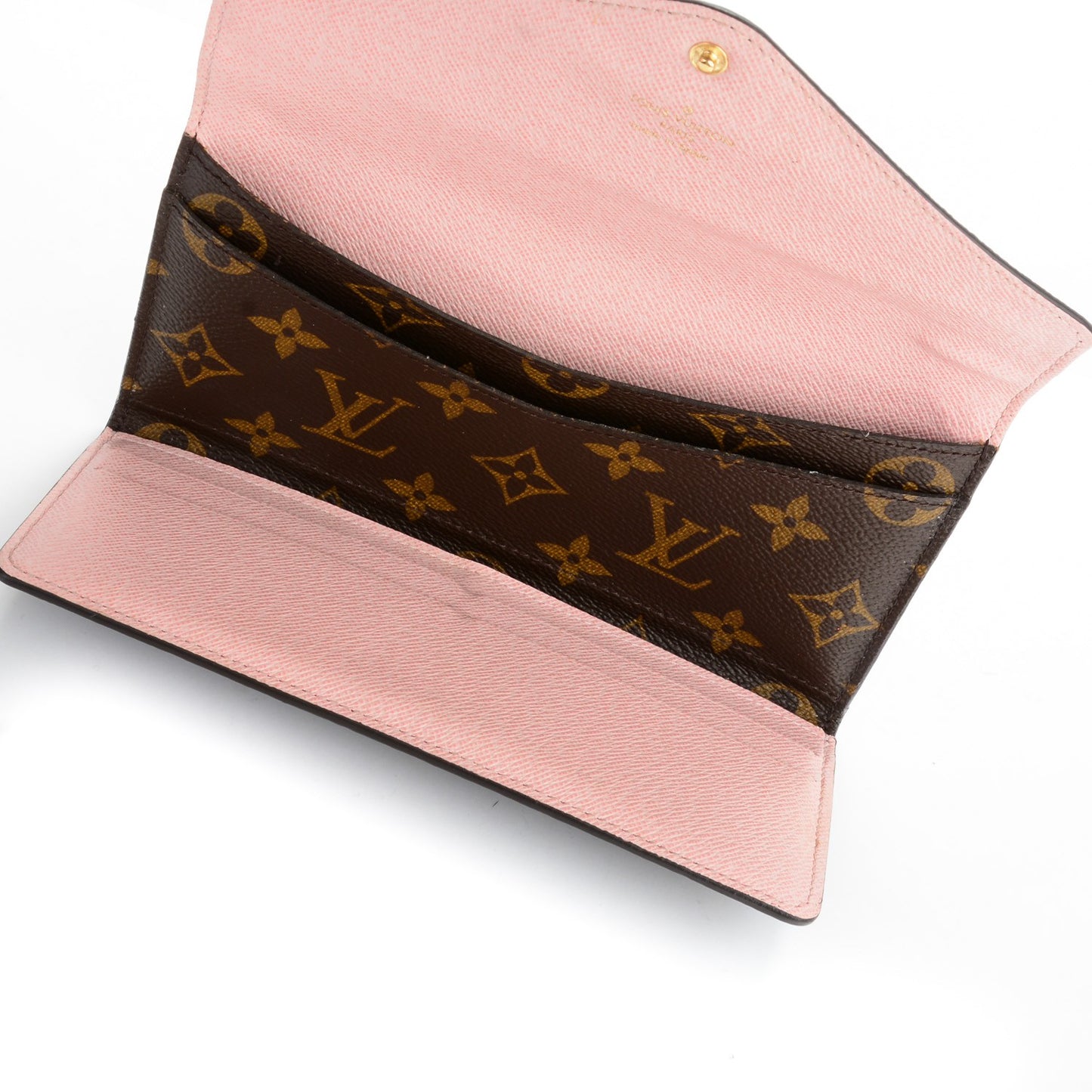 Monogram Josephine Wallet Rose Ballerine