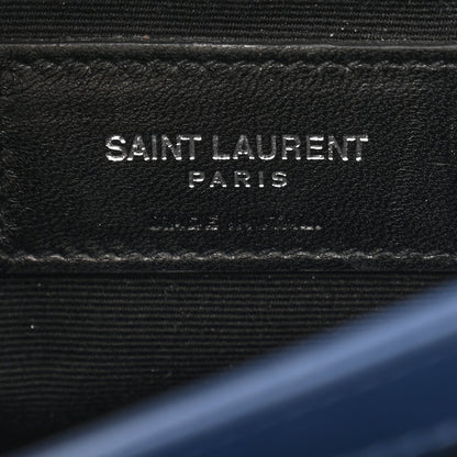 Saint Laurent Calfskin Y Quilted Monogram Toy Loulou Chain Satchel Denim 7 of 13
