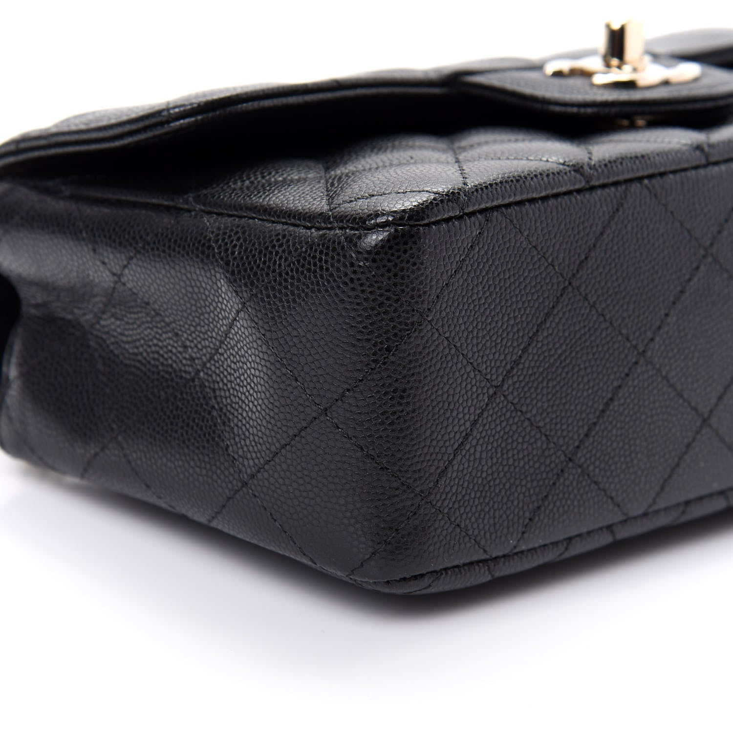 Chanel Caviar Quilted Mini Rectangular Flap Black 6 of 10