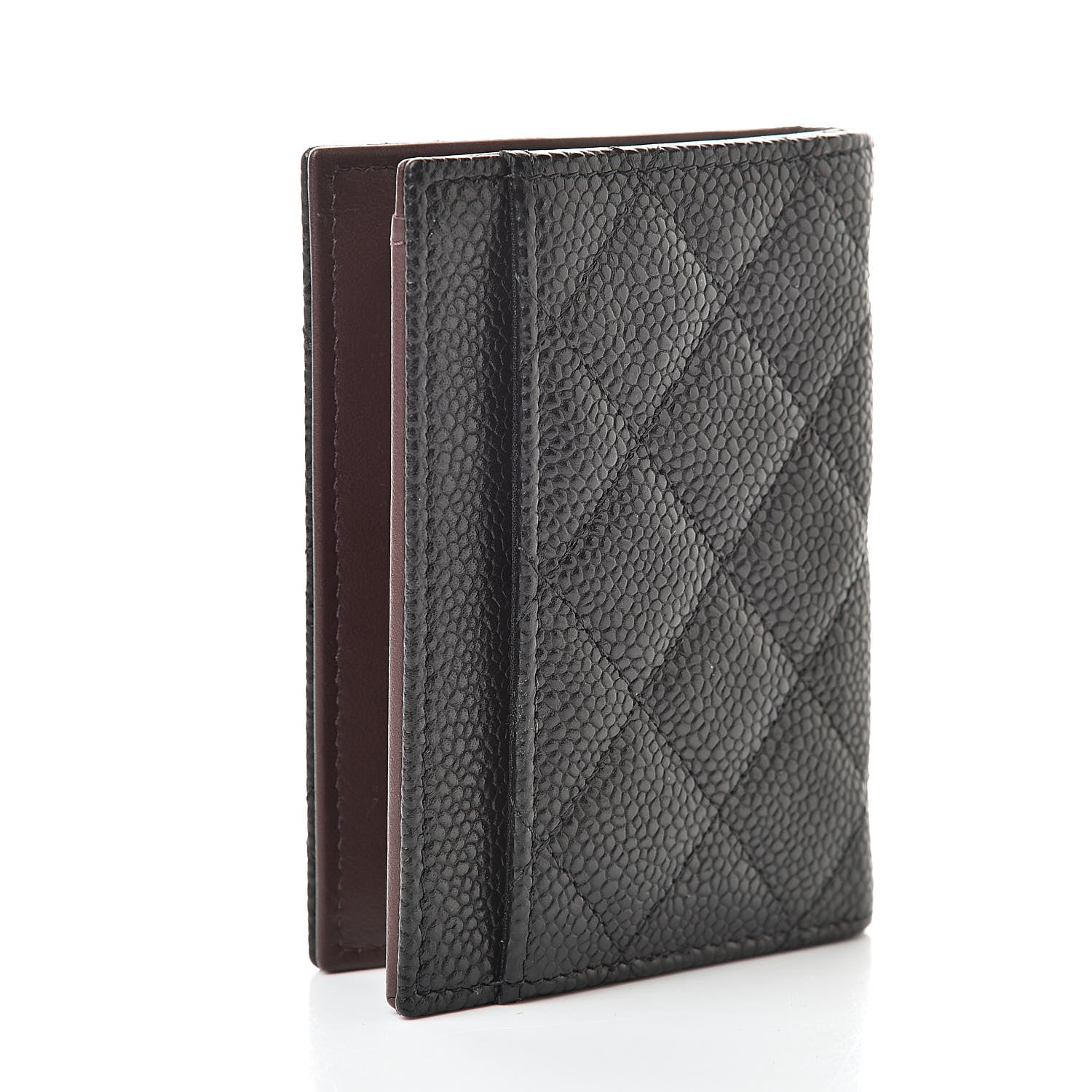Chanel Caviar Quilted Card Holder Wallet Black 3 of 8