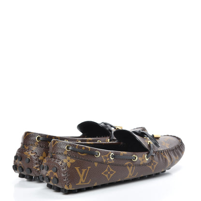 Louis Vuitton Patent Monogram Gloria Loafers 37.5 4 of 11