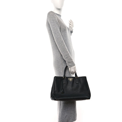 Prada Saffiano Lux Large Tote Black 2 of 11