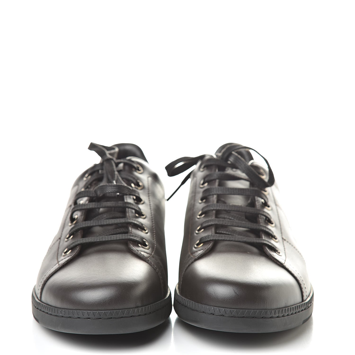 Gucci Calfskin Womens Interlocking G Sneakers 40 Dark Brown 2 of 8