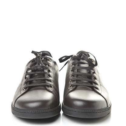 Gucci Calfskin Womens Interlocking G Sneakers 40 Dark Brown 2 of 8