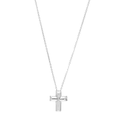 Tiffany Sterling Silver Paloma Picasso Tenderness Cross Pendant Necklace 1 of 7