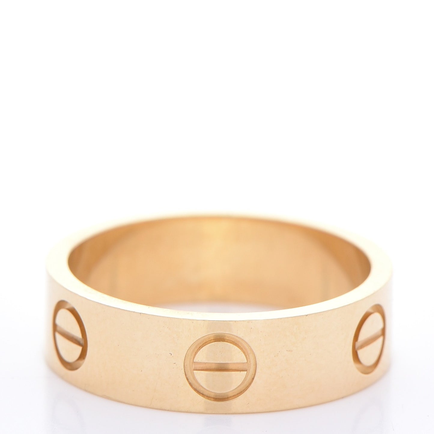 18K Yellow Gold 5.5mm LOVE Ring 53 6.5
