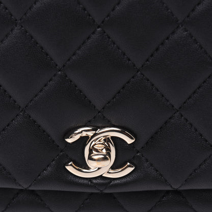 Chanel Lambskin Quilted Mini Citizen Chic Flap Black 16 of 19