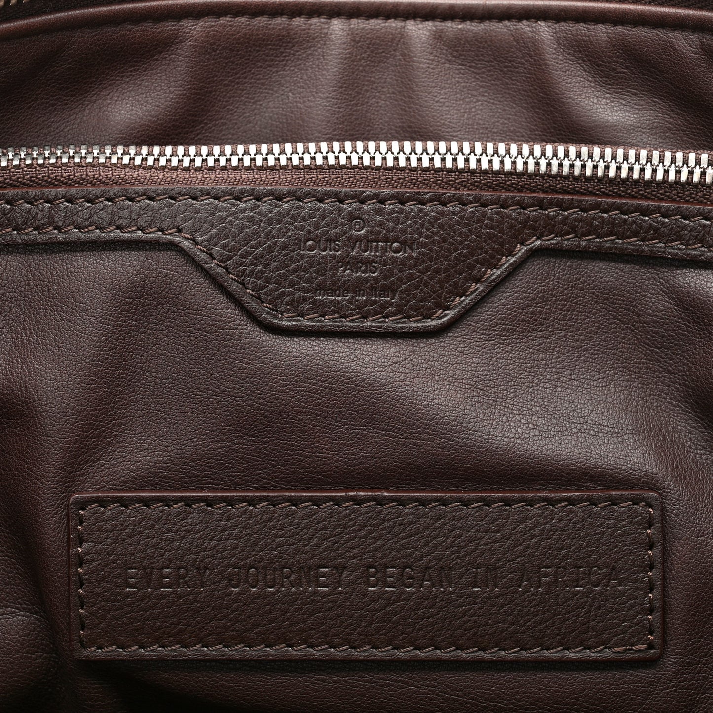x EDUN Monogram Revelation Keepall 45 Bandouliere Brown