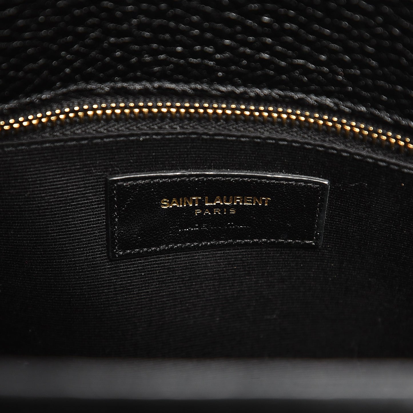 Grained Calfskin Small Sac De Jour Black