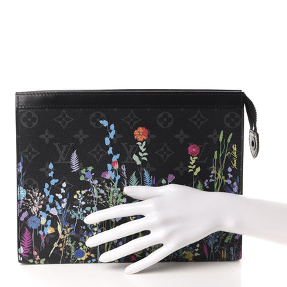 Louis Vuitton Monogram Eclipse Folia Pochette Voyage MM 2 of 7