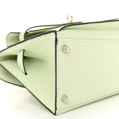 Hermes Epsom Kelly En Desordre Sellier 20 Vert Fizz 9 of 11