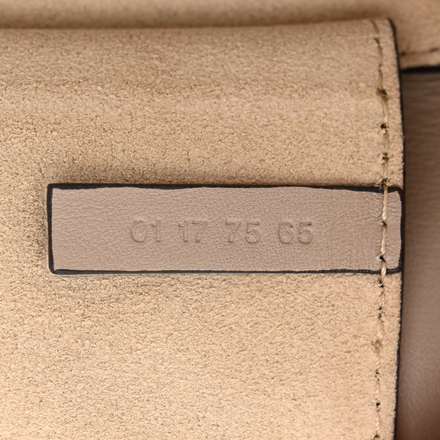 Suede Calfskin Mini Faye Shoulder Bag Motty Grey