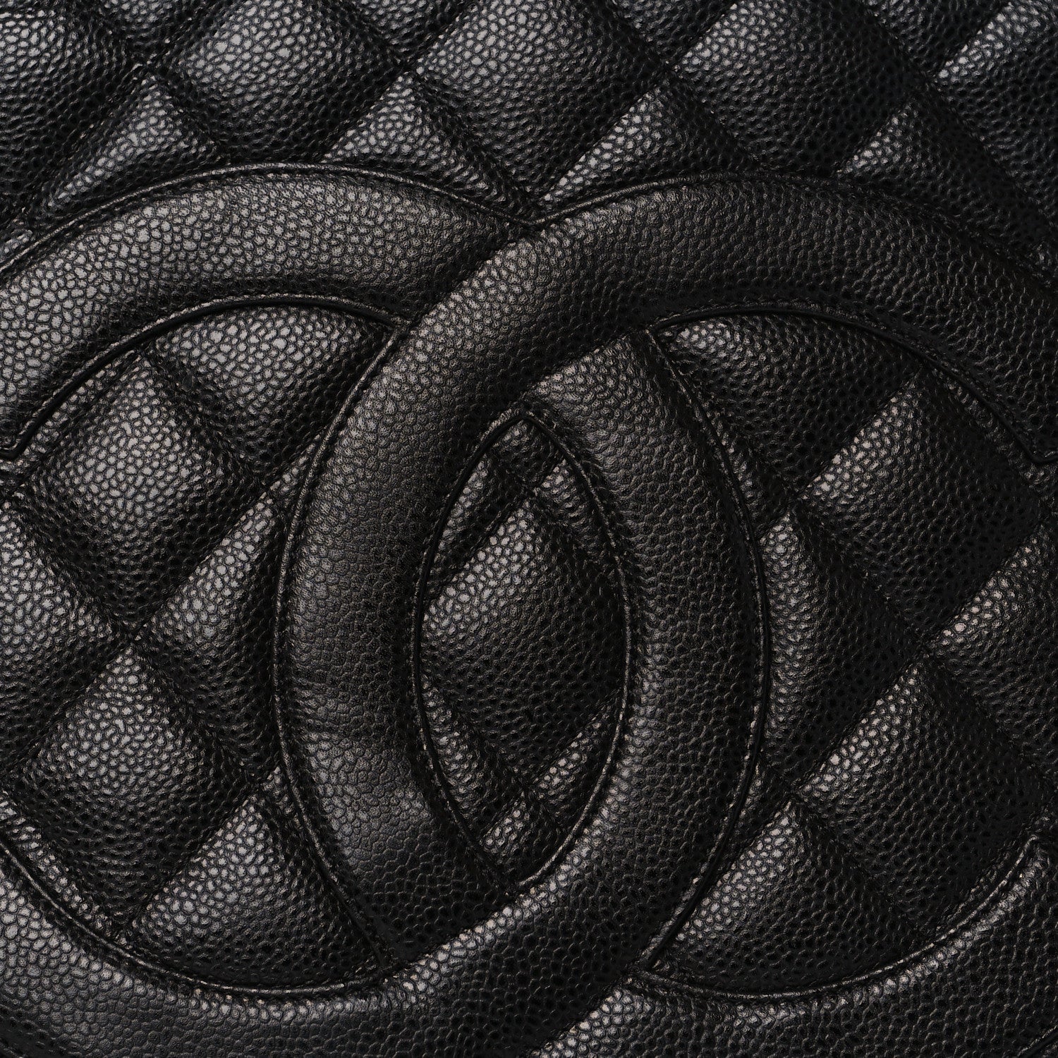 Chanel Caviar Quilted Medallion Tote Black 7 of 9