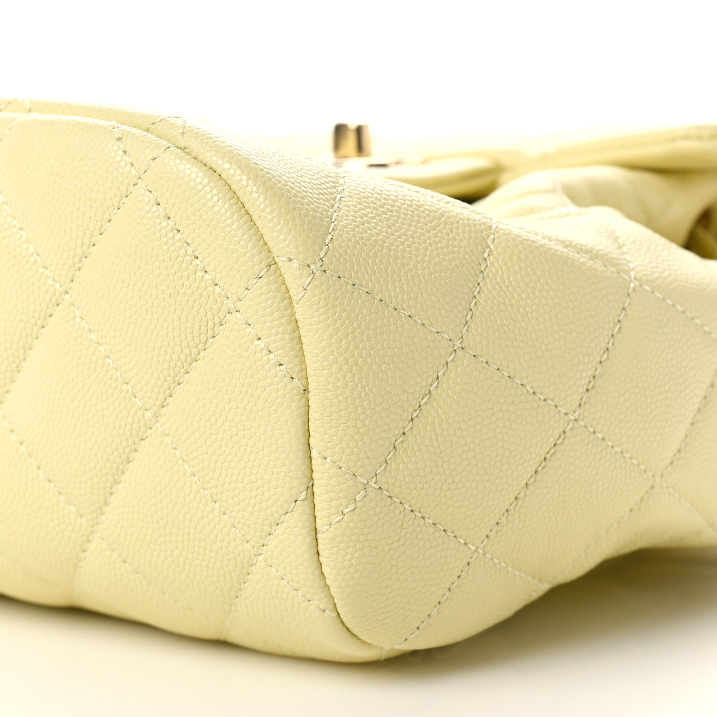 Caviar Quilted Mini Urban Spirit Backpack Light Yellow
