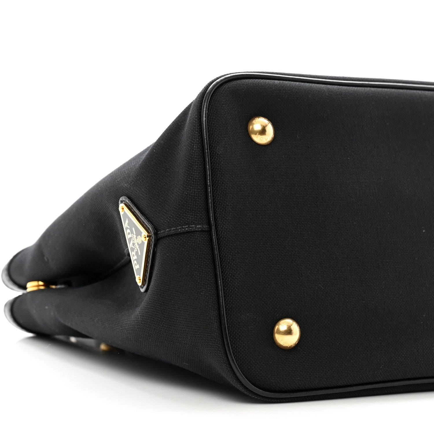 Prada Jacquard Logo Tote Black 9 of 10