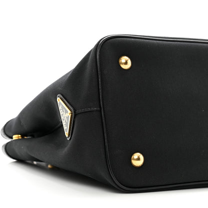 Prada Jacquard Logo Tote Black 9 of 10