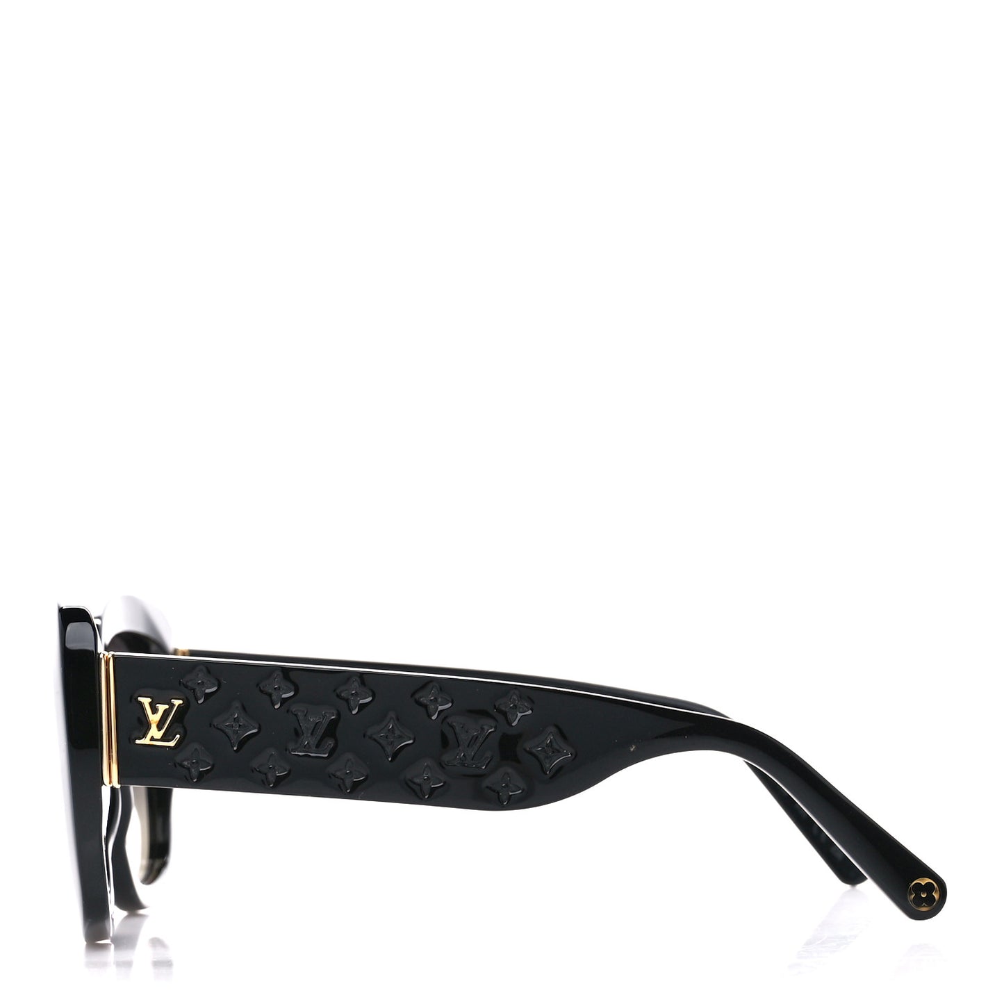 Acetate LV Empreinte Square Sunglasses Z1611E Black