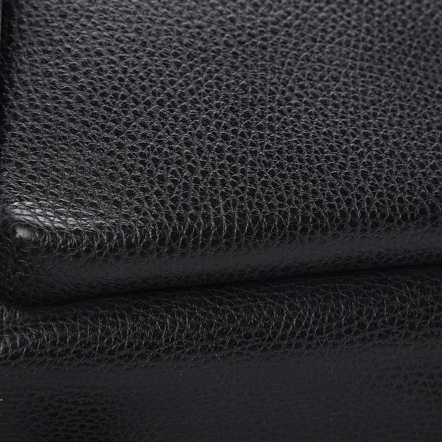 Pebbled Calfskin Soho Chain Backpack Black