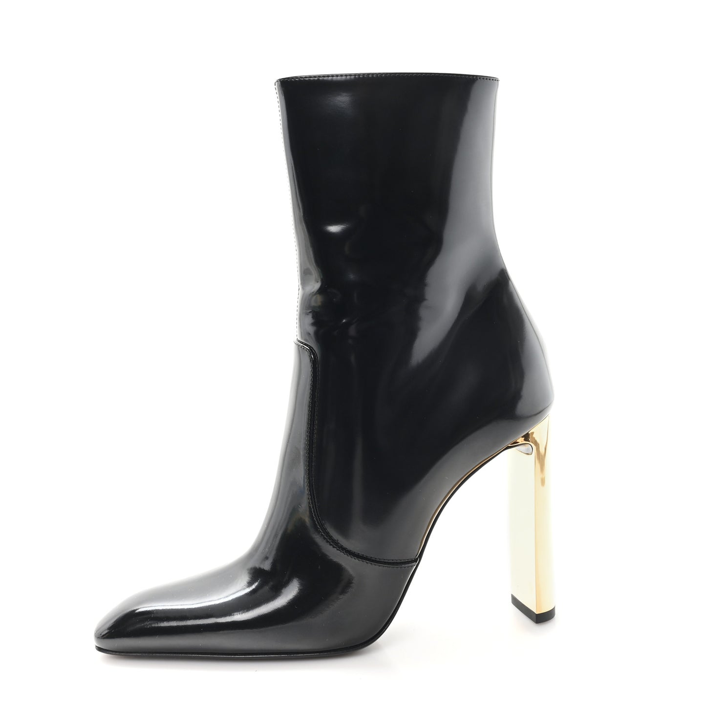 Vitello Marilyn Auteuil 105 Ankle Zip Boots 38.5 Black