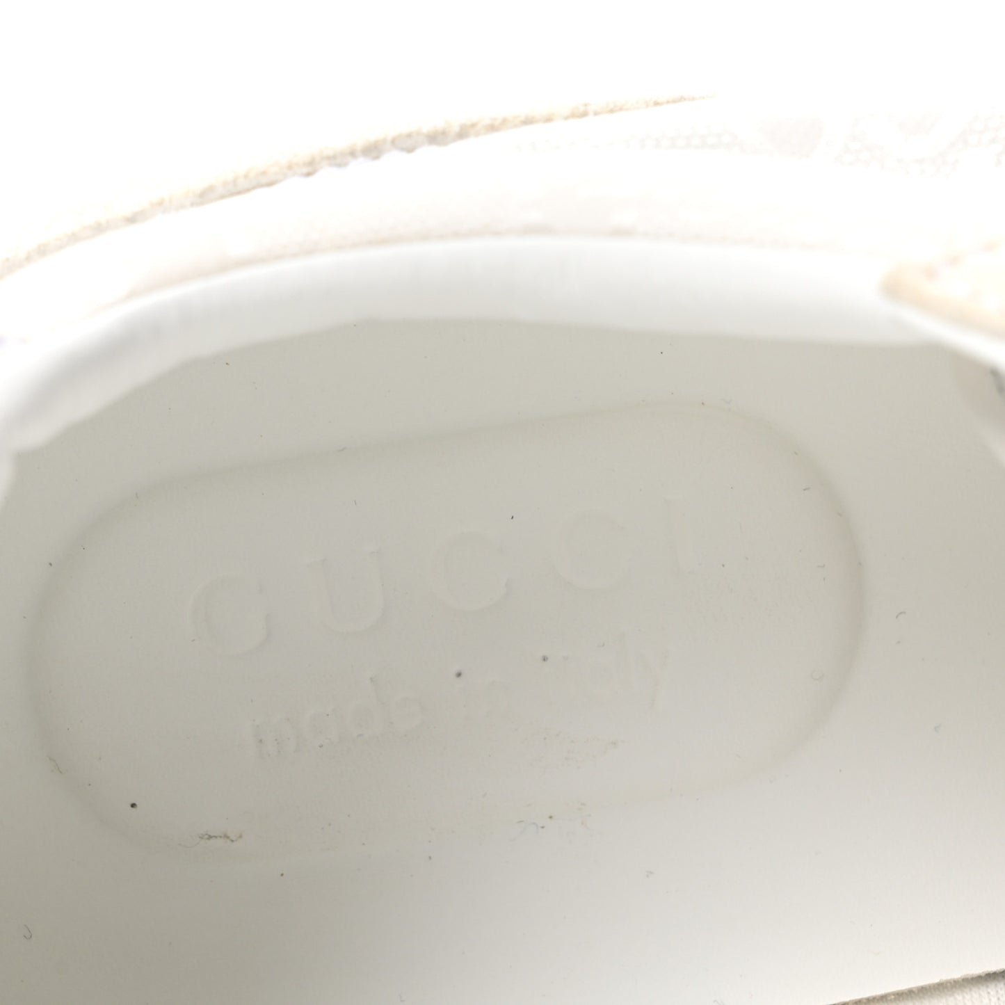 Suede Calfskin Mens Re-Web Sneakers 8 White