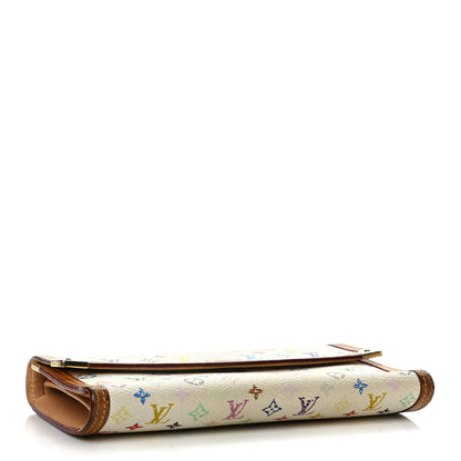 Louis Vuitton Monogram Multicolor Porte Tresor International Wallet White 4 of 19