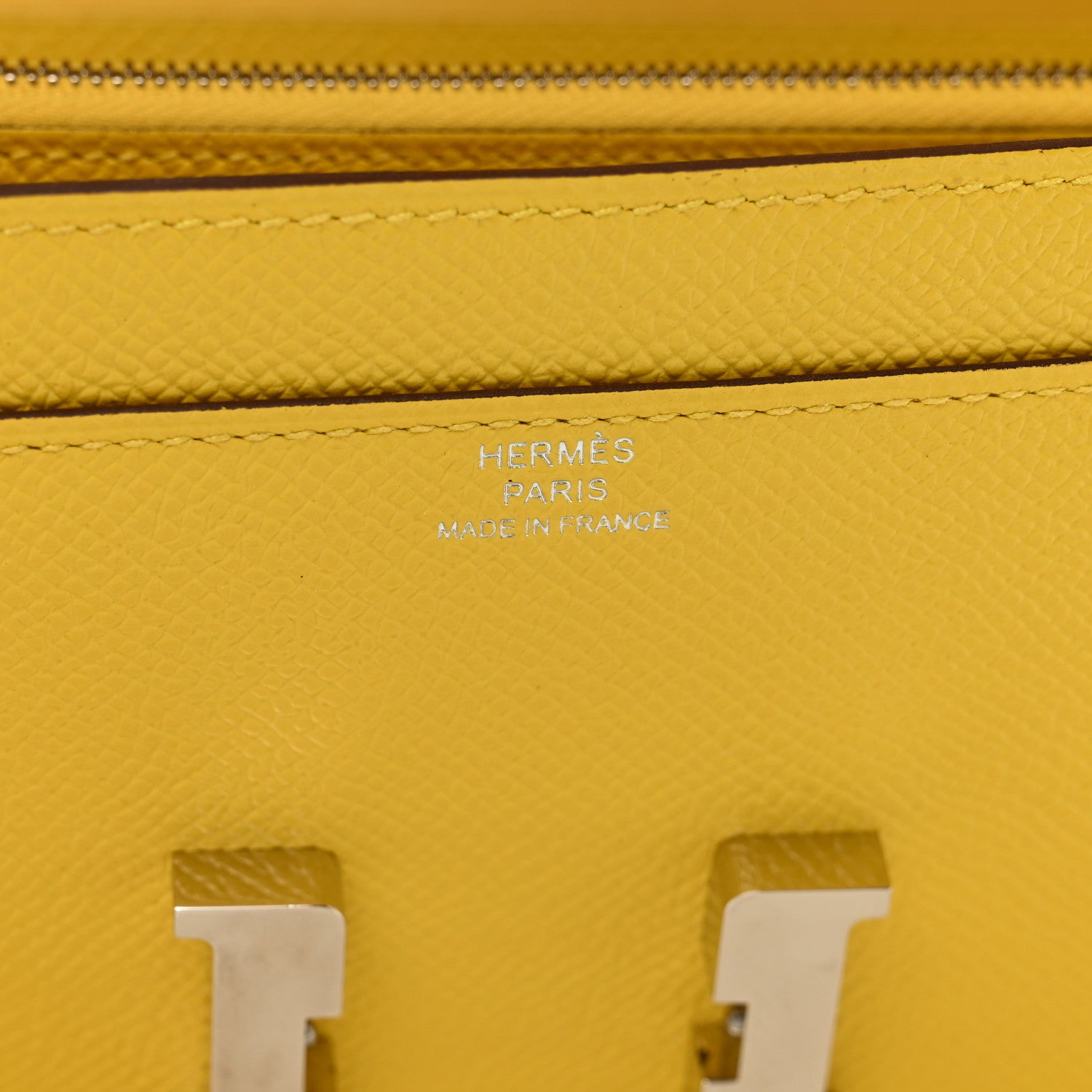 Hermes Epsom Constance Long Wallet To Go Jaune de Naples 6 of 8