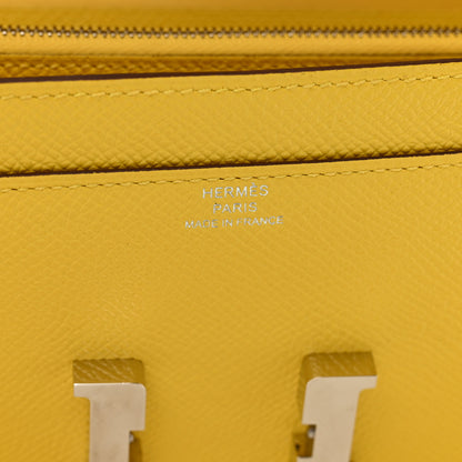 Hermes Epsom Constance Long Wallet To Go Jaune de Naples 6 of 8
