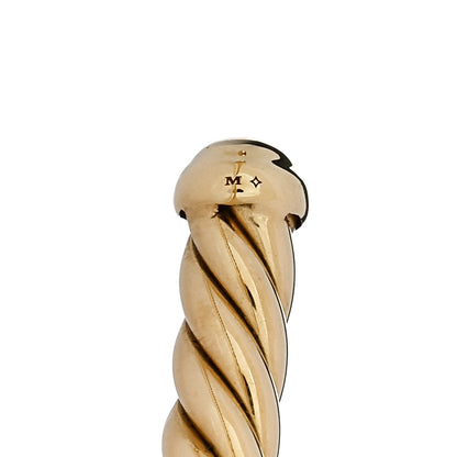David Yurman 18K Yellow Gold Diamond 4mm Cablespira X Station Cable Bracelet 4 of 4