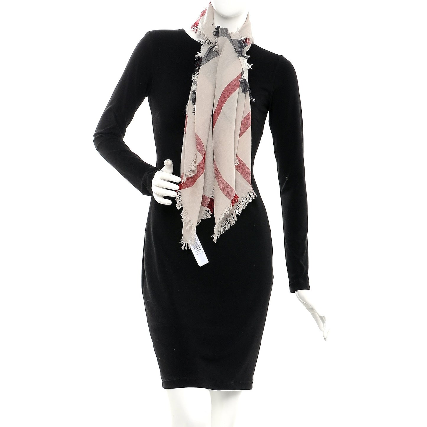 Merino Wool Nova Check Scarf Trench