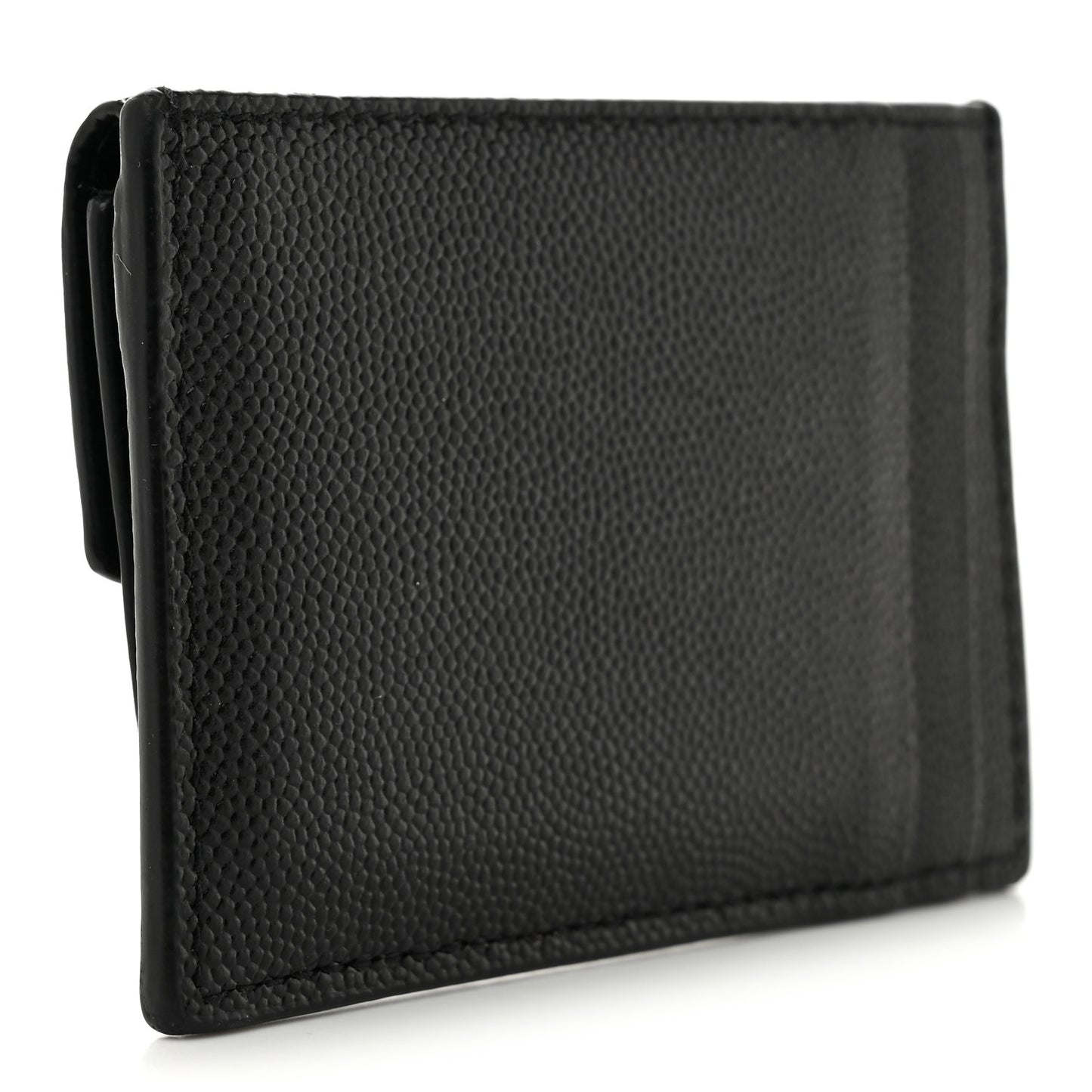 Grain De Poudre Uptown Monogram Card Case Black