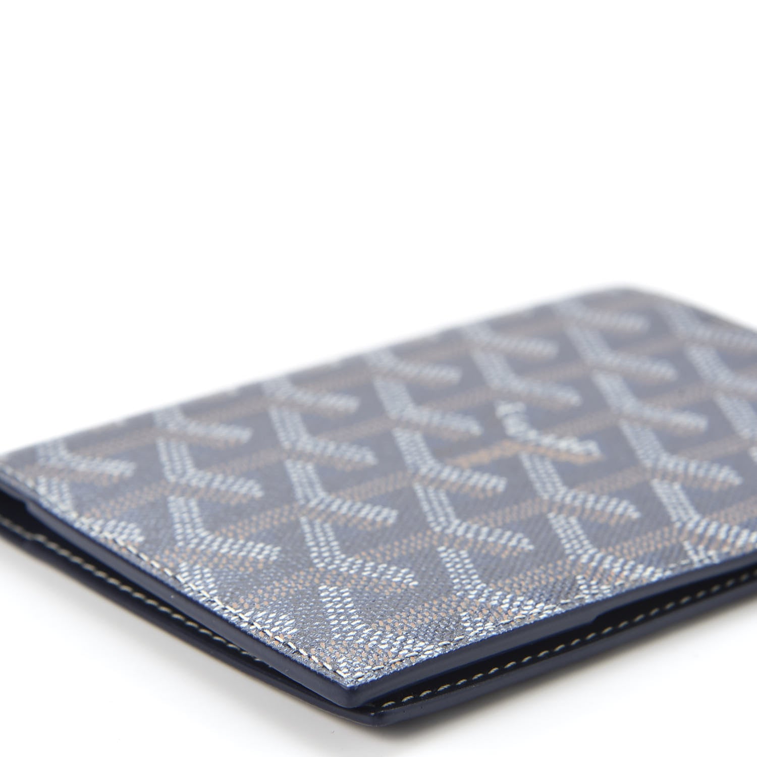 Goyard Goyardine Passport Wallet Navy 5 of 8