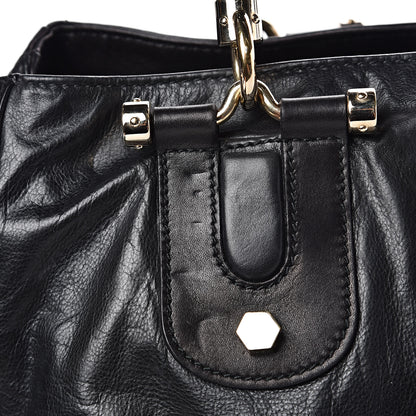 Gucci Dialux Pop Bamboo Large Top Handle Tote Black 11 of 17