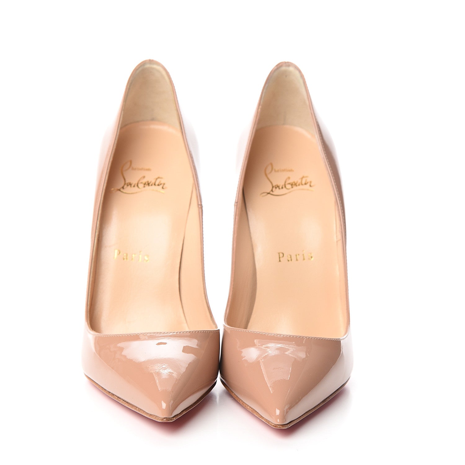 Christian Louboutin Patent So Kate 120 Pumps 36 Nude 2 of 8