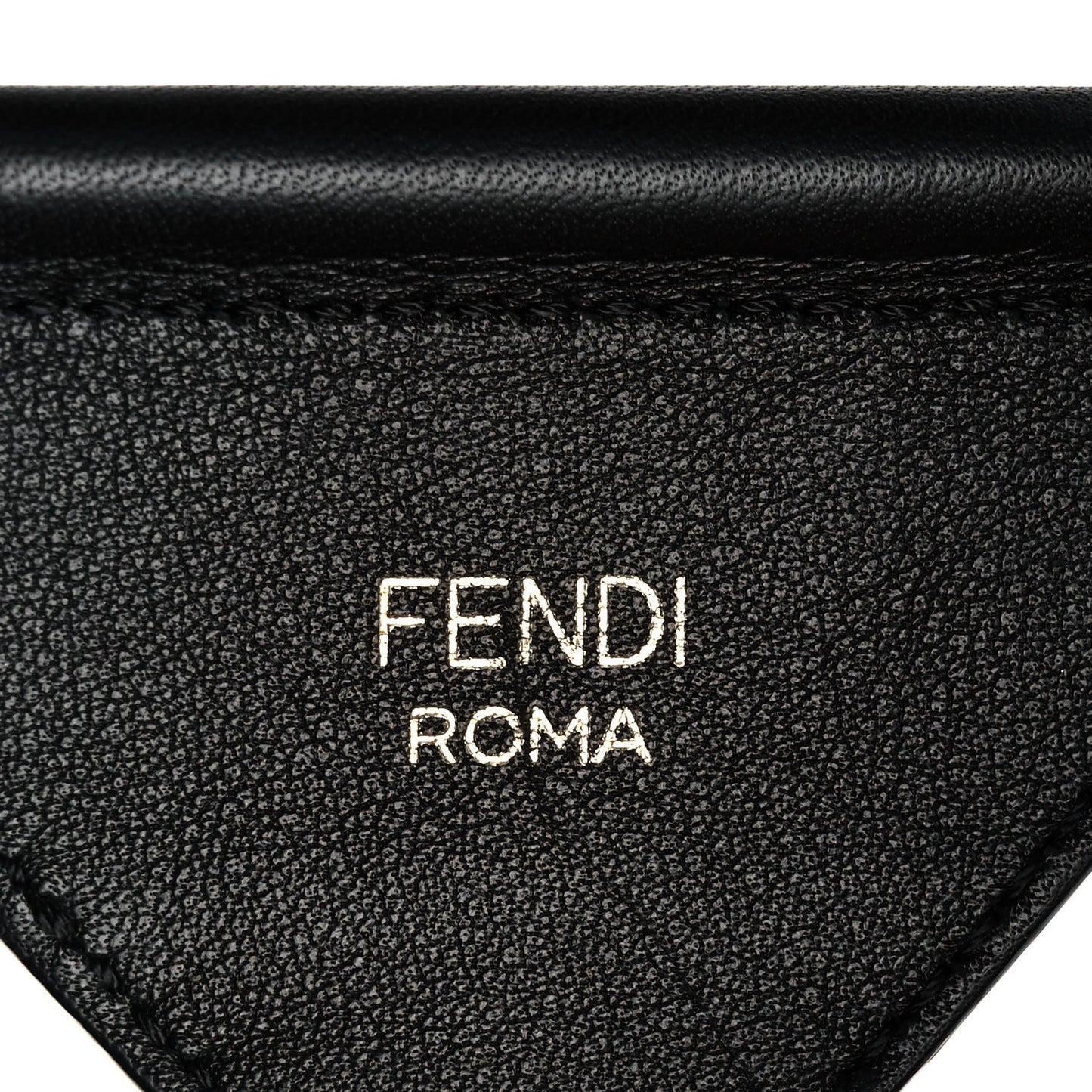 Ribbon Vitello Seta FF 1974 Adjustable Strap You Fango Marrone Black