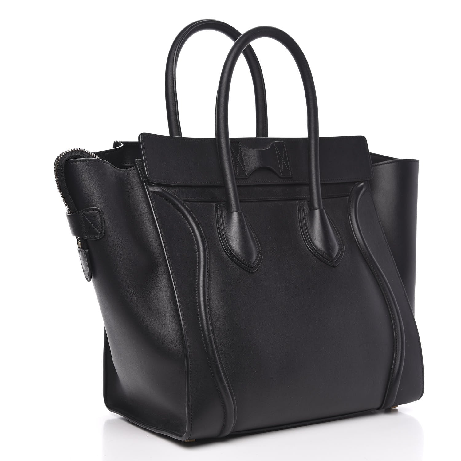 Celine Smooth Calfskin Mini Luggage Black 3 of 13