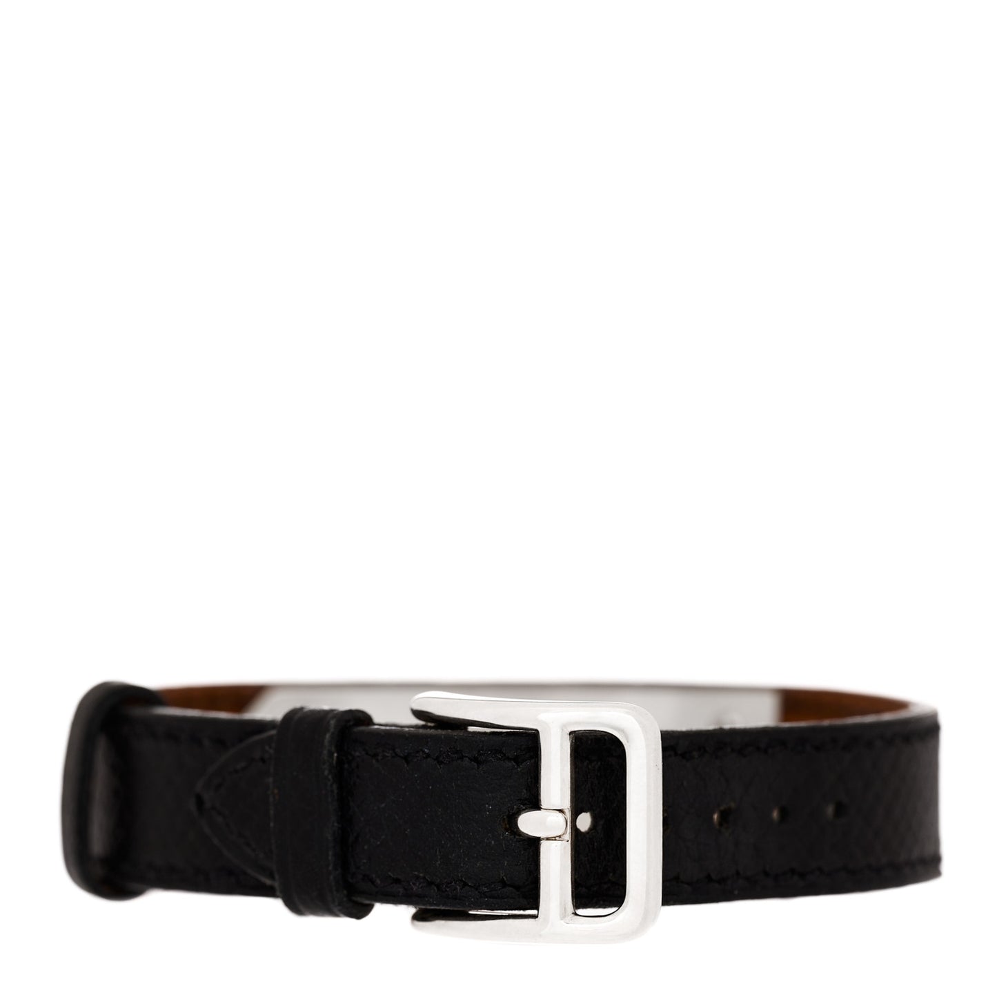 Sterling Silver Courchevel 20mm Kelly Cadena Quartz Watch Noir