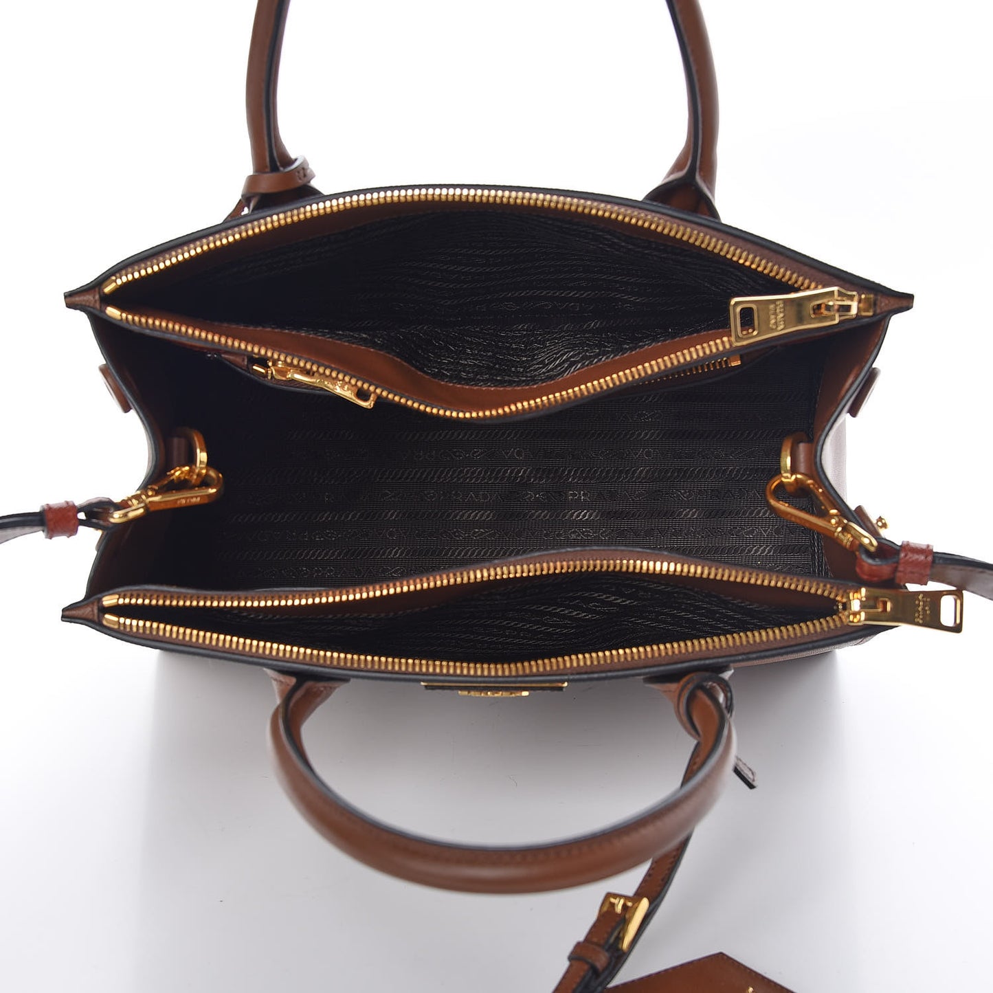 Saffiano City Calfskin Greche Paradigme Bag Palissandro