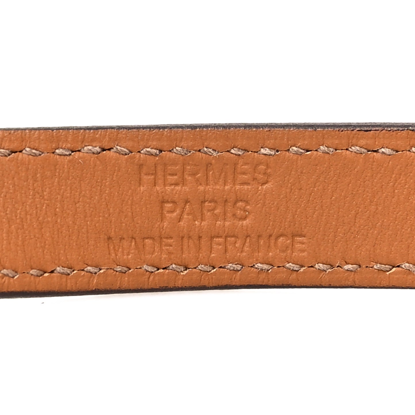 Epsom Kelly Double Tour Bracelet T2 Etoupe