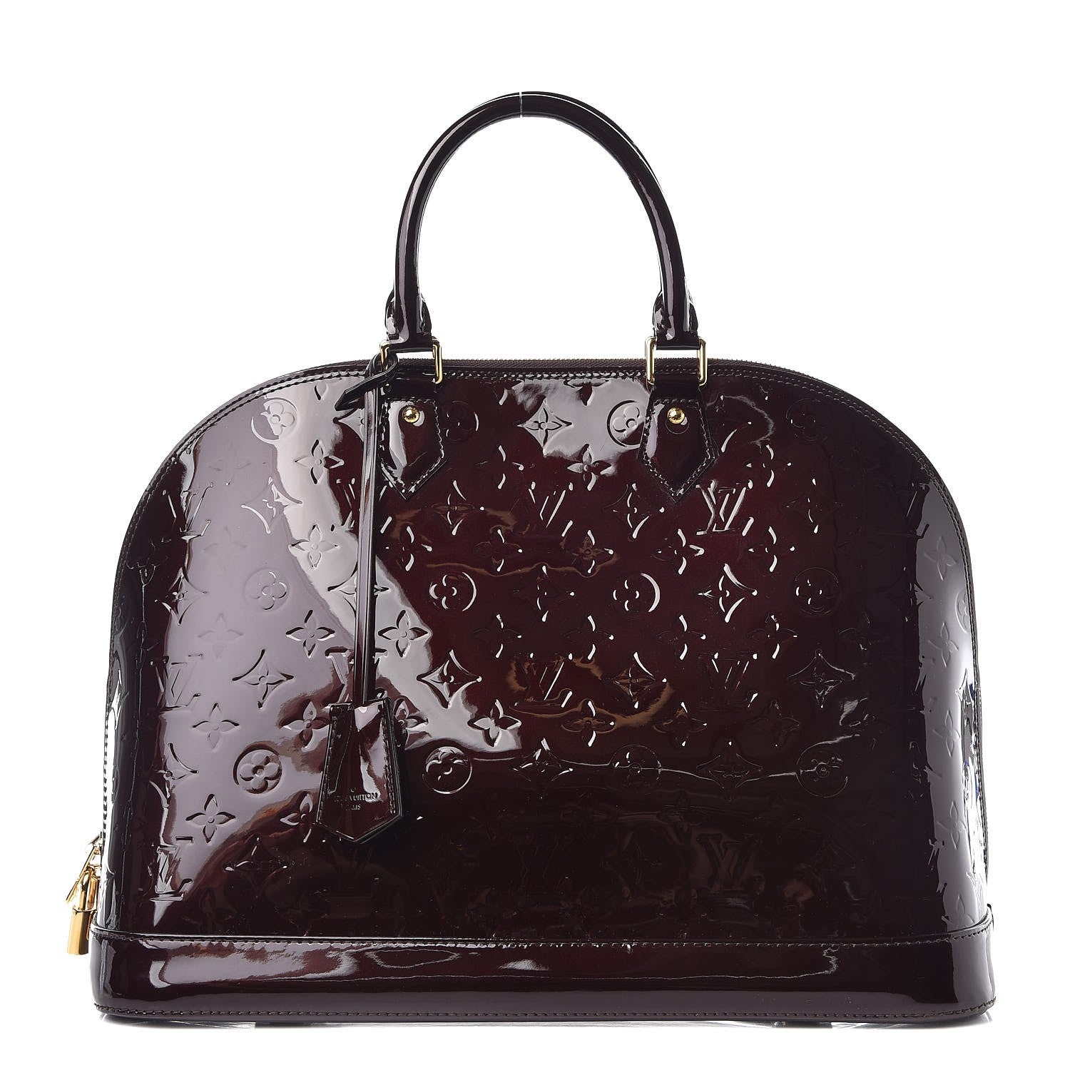 Louis Vuitton Vernis Alma MM Amarante 1 of 6