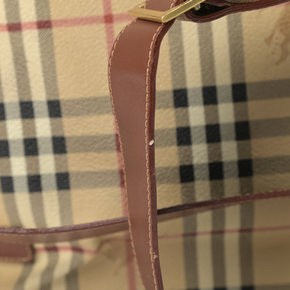 Burberry Haymarket Check Messenger Bag Brown 17 of 17