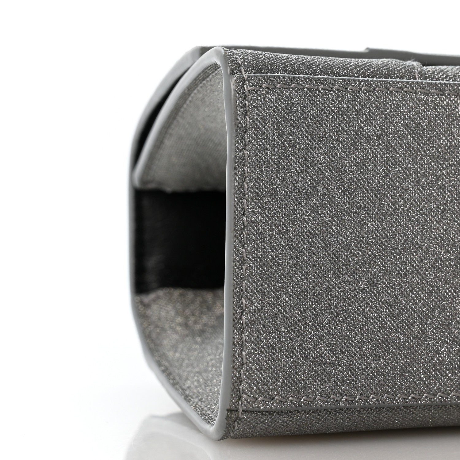 Balenciaga Glitter Fabric Hourglass Top Handle Bag XS Grey 10 of 11