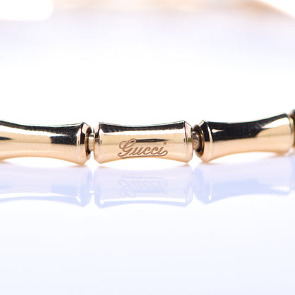 Gucci 18K Yellow Gold Small Bamboo Spring Bracelet 17 4 of 8