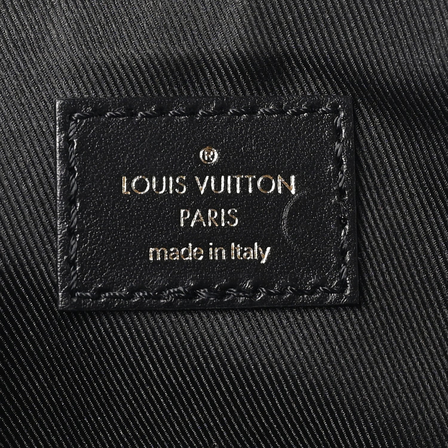 Louis Vuitton Damier Ebene Odeon Tote MM Black 5 of 8