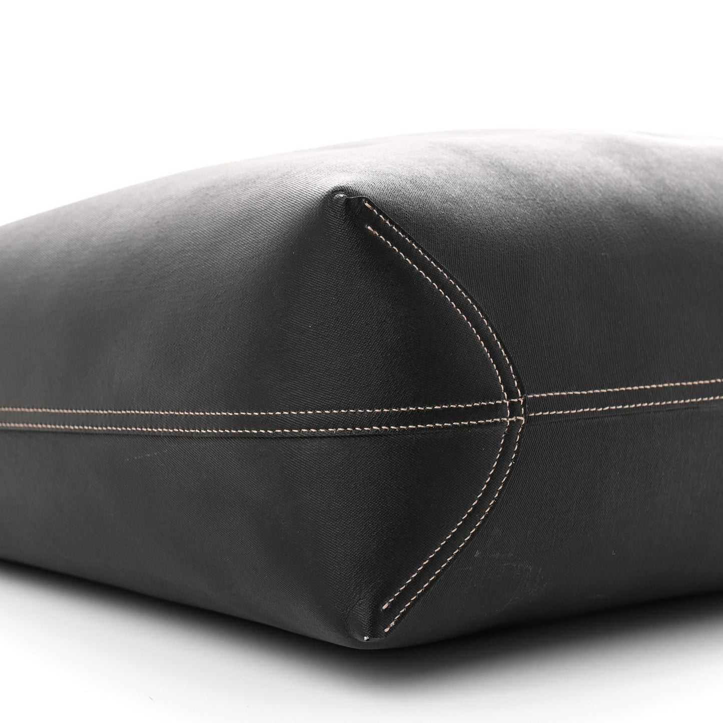 Calfskin GG Supreme Monogram Large Reversible Tote Black