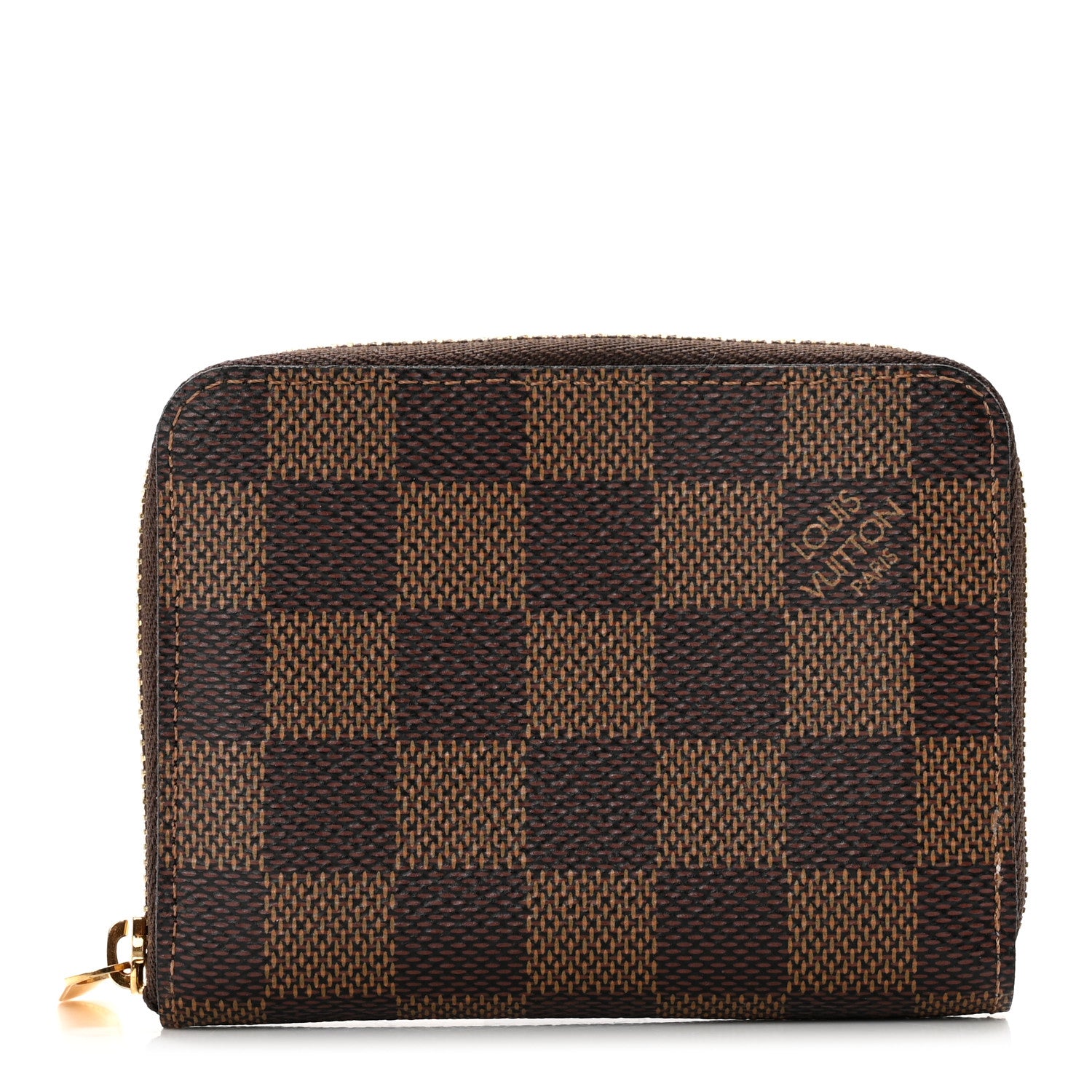 Louis Vuitton Damier Ebene Zippy Coin Purse Rose Ballerine 1 of 6