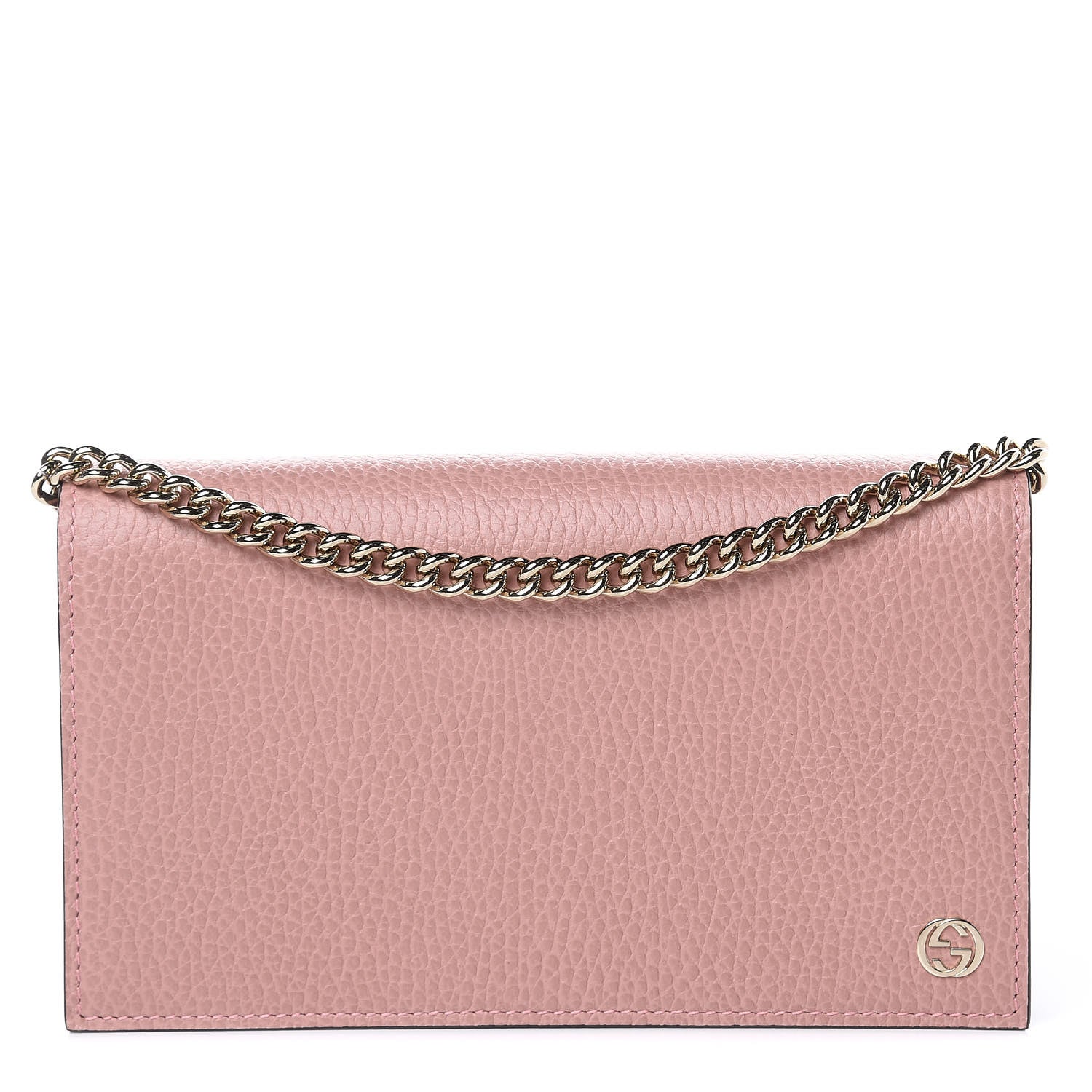 Gucci Dollar Calfskin Medium Betty Chain Wallet Soft Pink 1 of 10